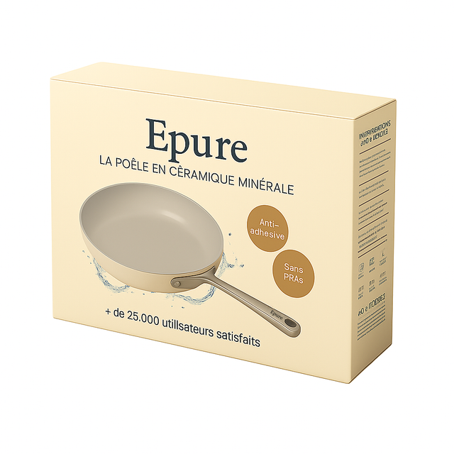 Poêle 100% céramique minérale